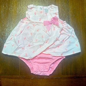 Just One You by Carters 3m Pink Bunnies w/Bow